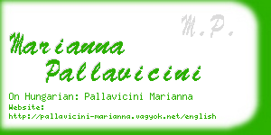 marianna pallavicini business card